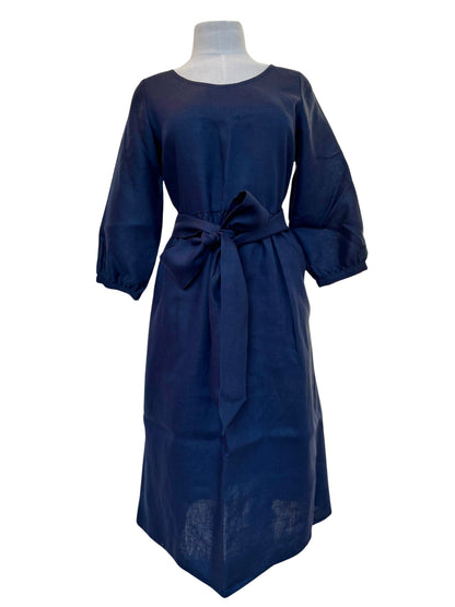 Long Sleeve Mollie Dress - Navy