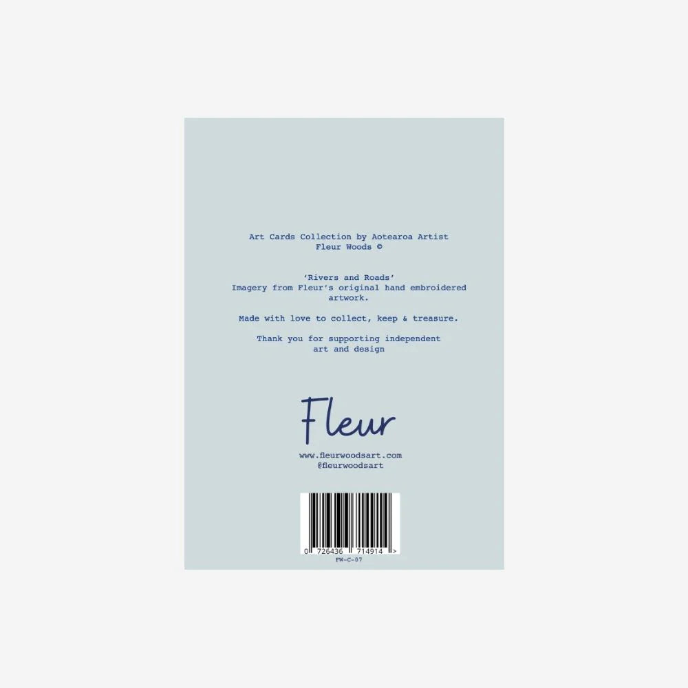 Card by Fleur Woods - Rivers & Roads