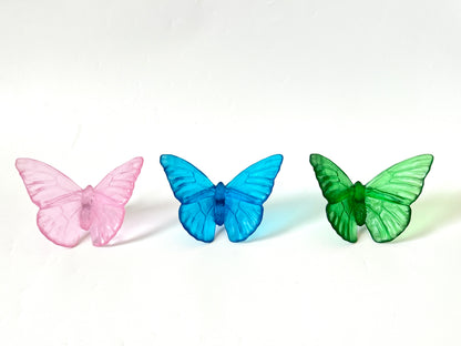 Pink Medium Glass Butterfly Artwork - Classic - by Luke Jacomb