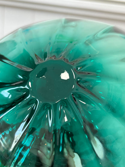 Handblown Glass 'Dodici' pendant light - Jade - made to order