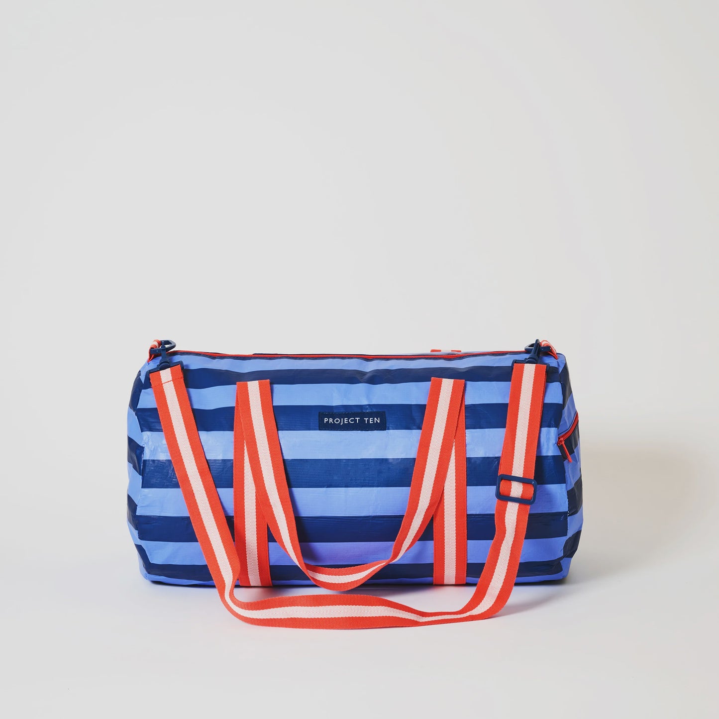 Barrel Bag - Blue Stripe