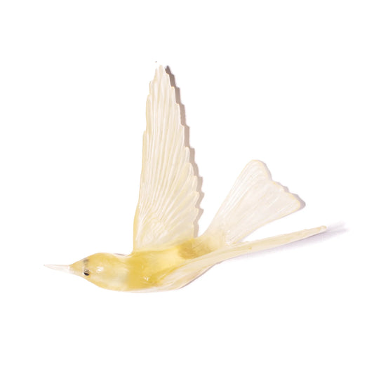 Bellbird / Korimako #2 (Wings Back) - Citrine