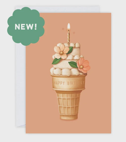 "Birthday Scoop" Greeting Card