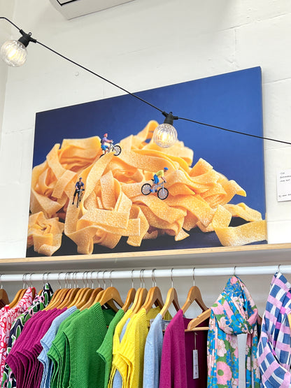 "Pappardelle Run" Canvas Print - 120cm x 80cm