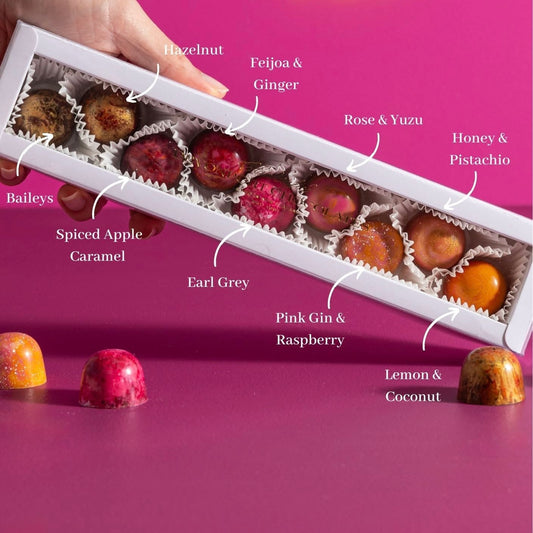 Spring Chocolate Selection - 9 Assorted Handmade Chocs