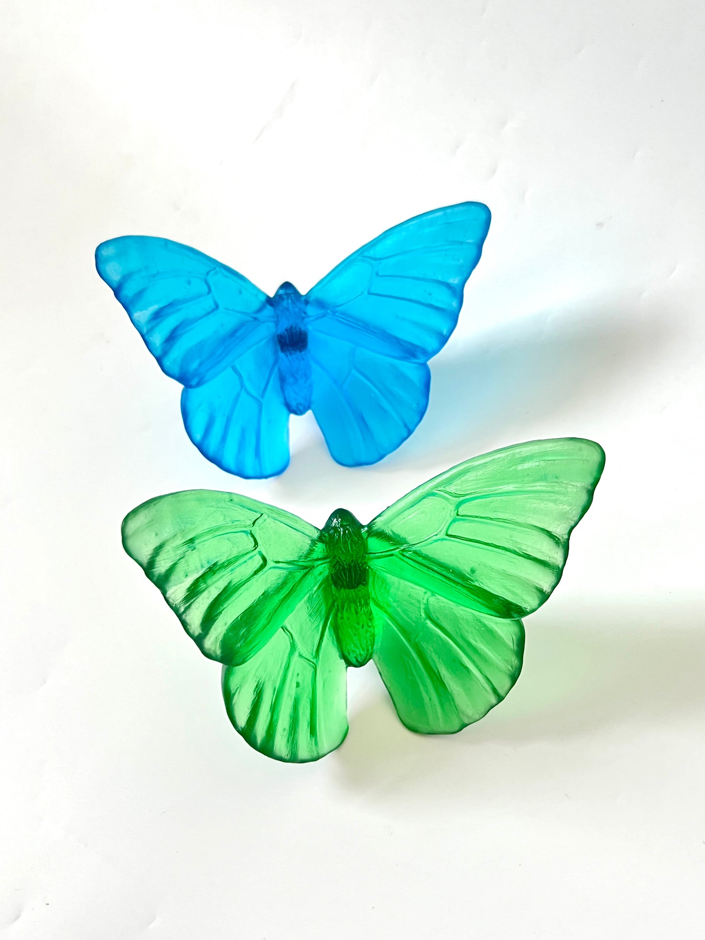 Emerald Medium Glass Butterfly Artwork - Classic - by Luke Jacomb