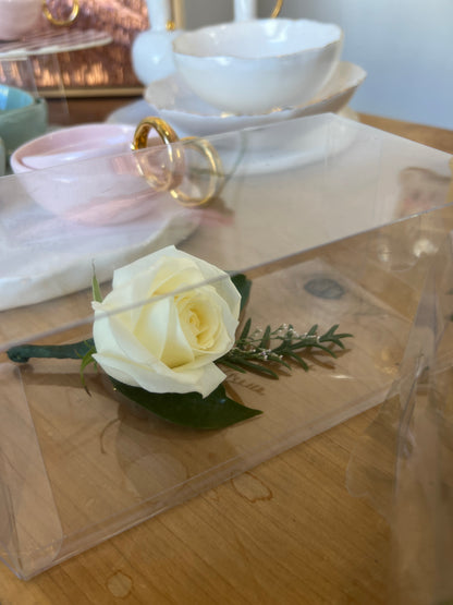 Buttonhole - made to order with fresh flowers