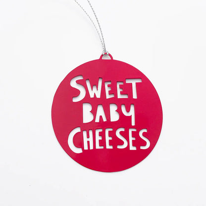 Sweet Baby Cheeses Christmas Ornament