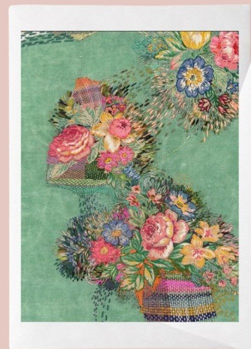 Card by Fleur Woods - Garden Wanderings - Vintage Roses