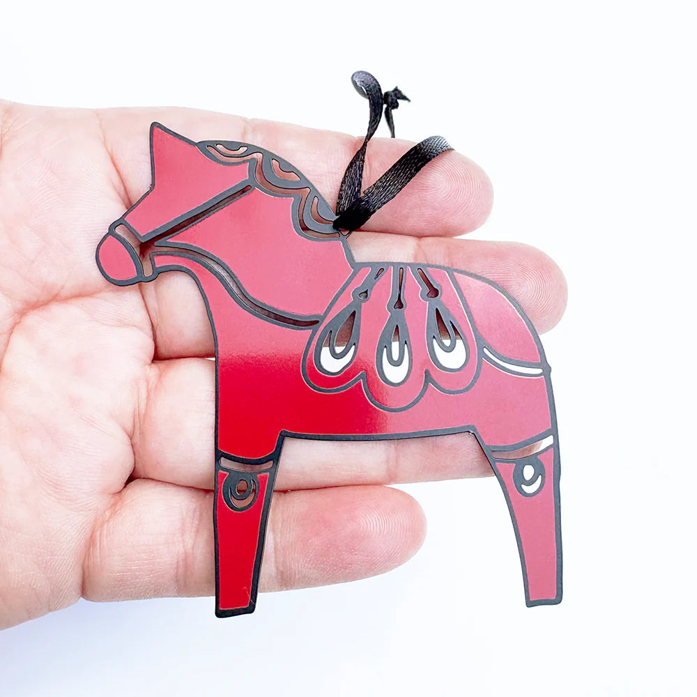 Dala Horse Christmas Ornament