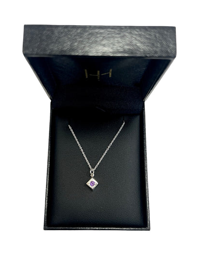 Daisy Cluster Amethyst Necklace