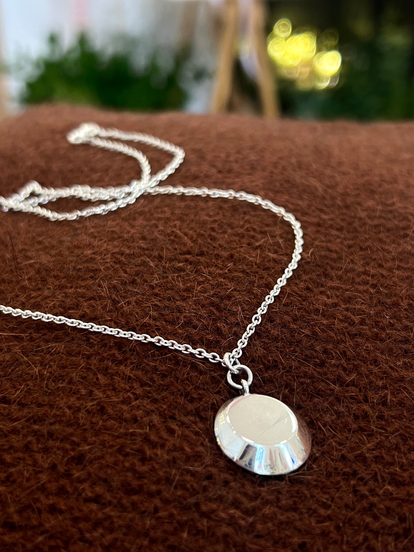Profile Pendant Necklace