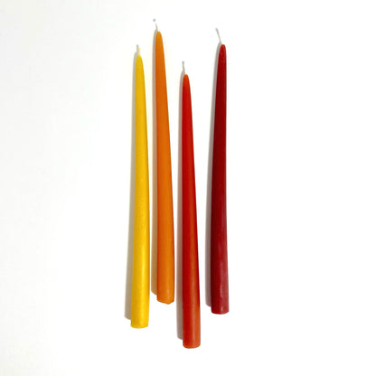 Mini Beeswax Taper Candle - Yellow (D)