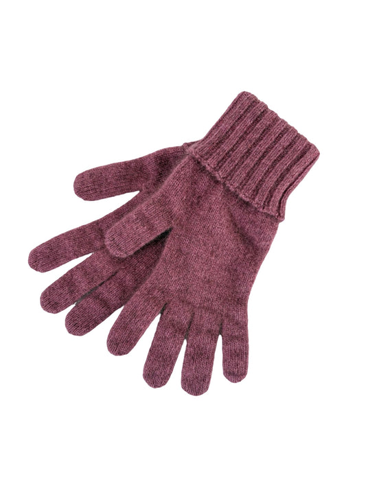 Possum Merino Turn Back Gloves - Orchid