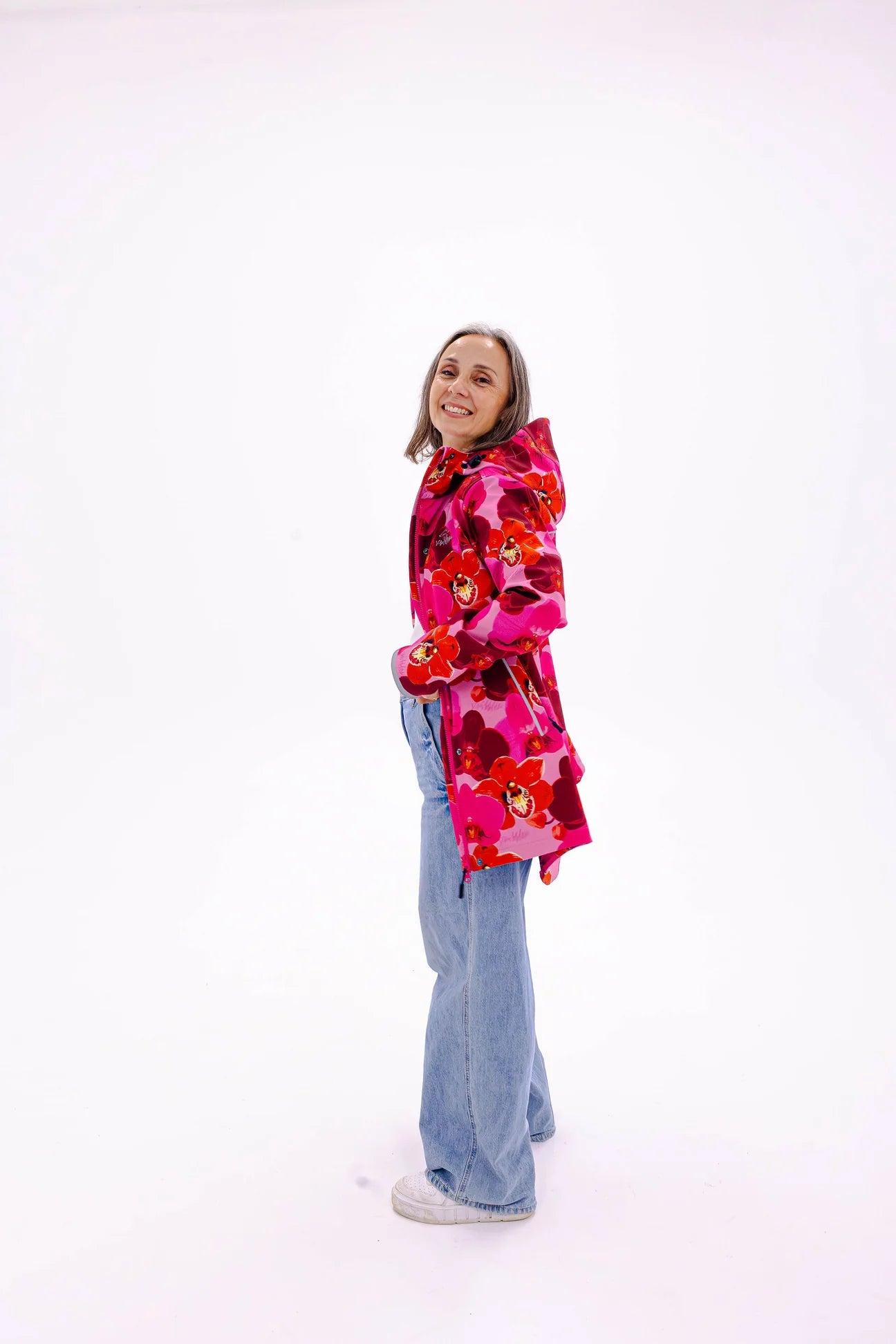 Orquidea Fleece bonded Coat