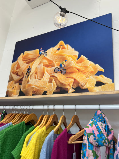 "Pappardelle Run" Canvas Print - 120cm x 80cm