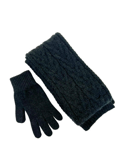 Alpaca Wool Gloves - Slate