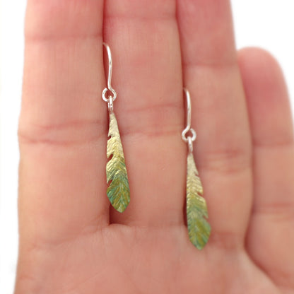 Titipounamu Feather Earrings