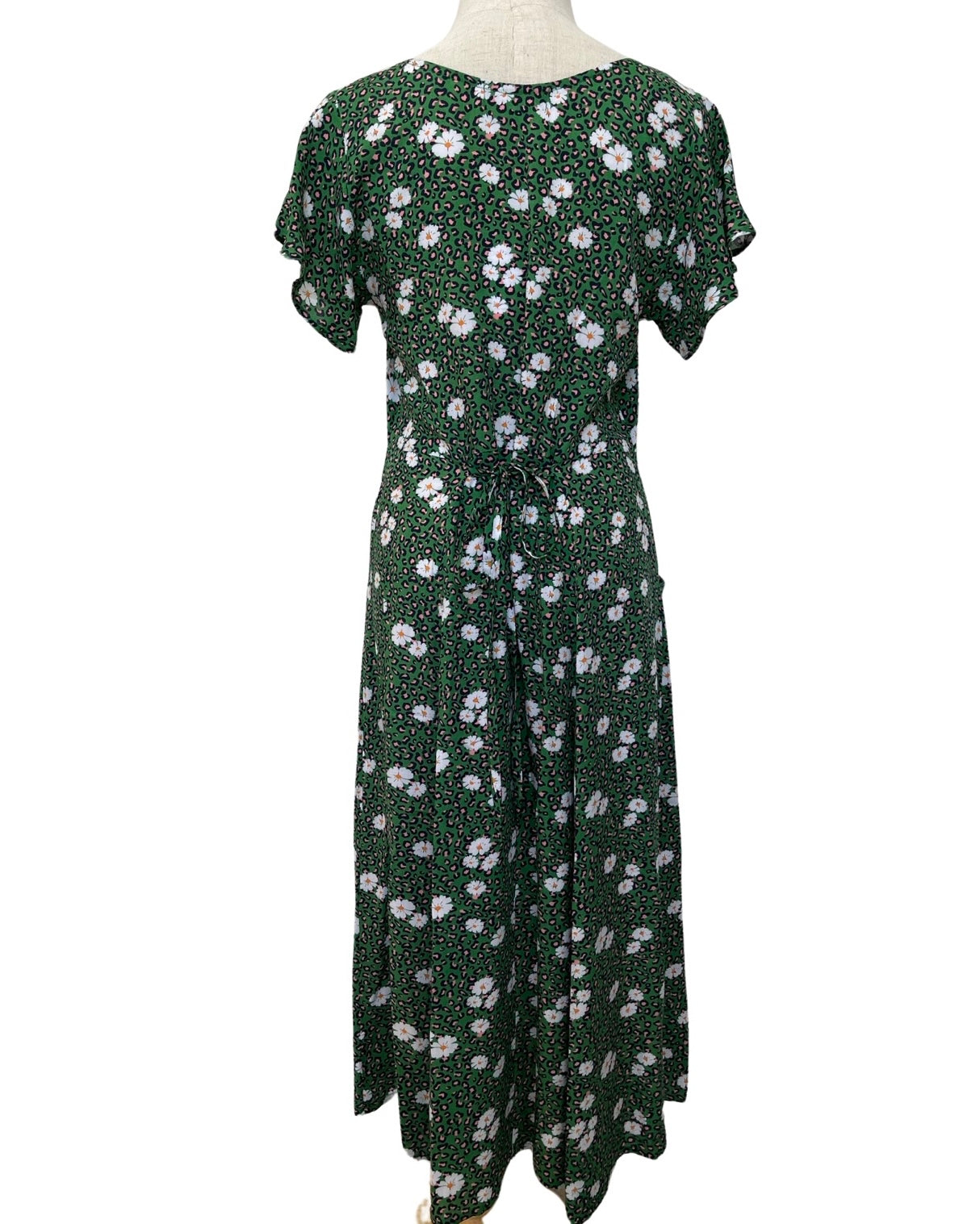 "Lucia" Dress - Emerald Floral