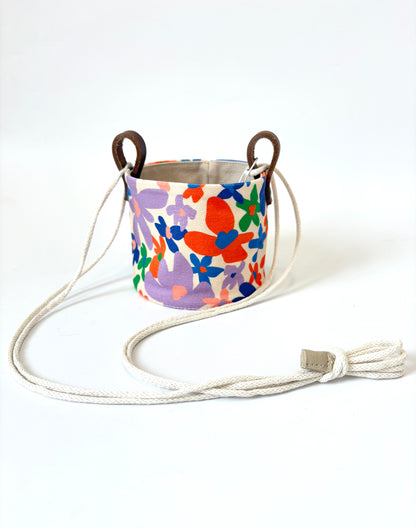 Hanging Canvas Planter - Laura Flor