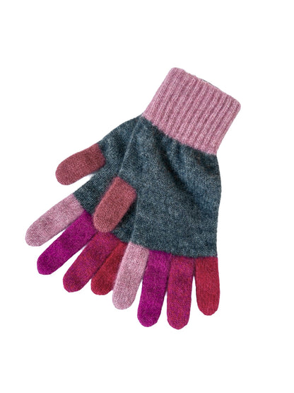 Tempo Possum Merino Gloves - Pinks