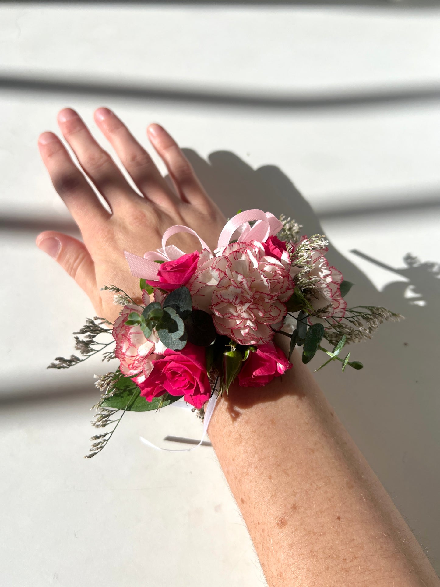 Fresh Flower Wrist Coursage - made to order