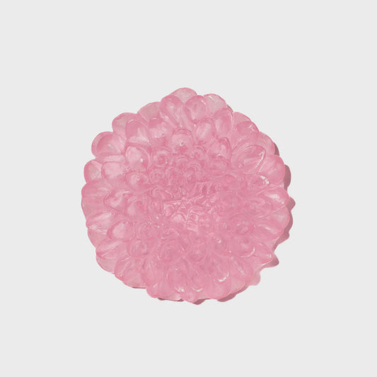 Dahlia in Cast Glass - Pink