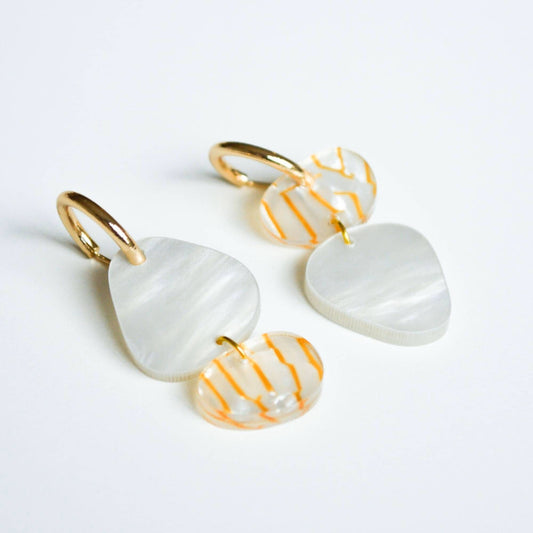 Dune Earrings - Pearl