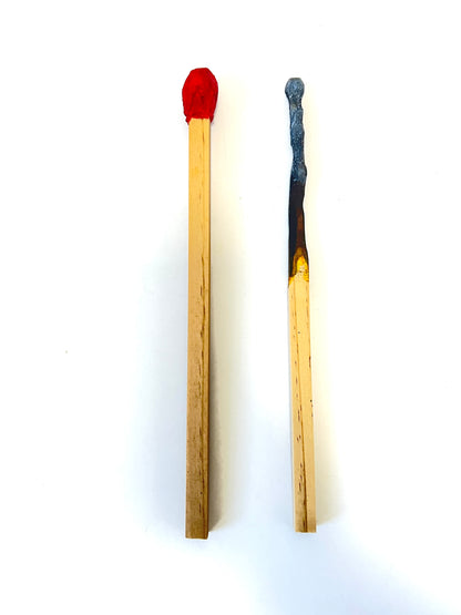 Matchstick Sculpture - Teeny Pair (24407)