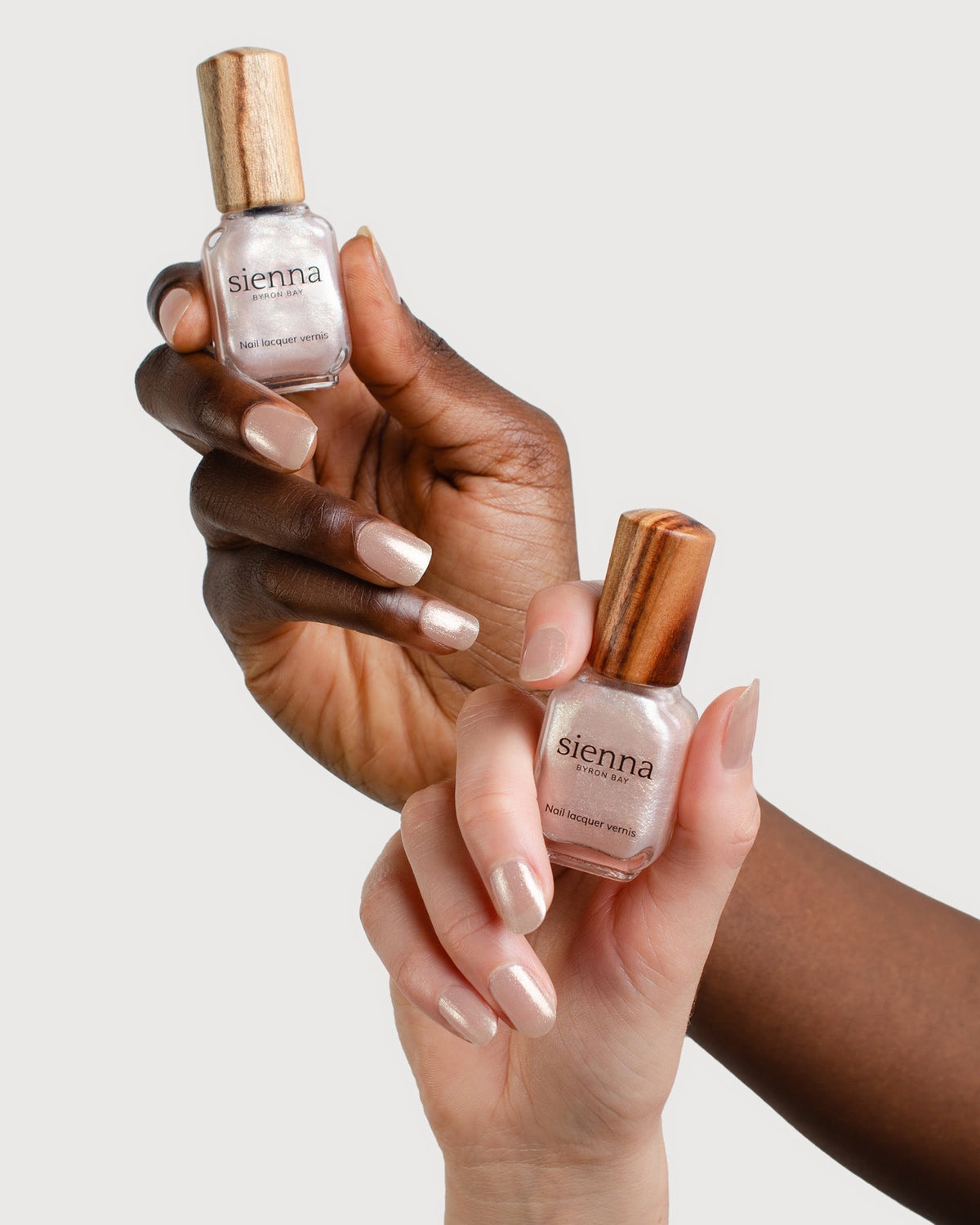 "Glimmer" Alabaster Holographic Shimmer Nail Polish - 10ml