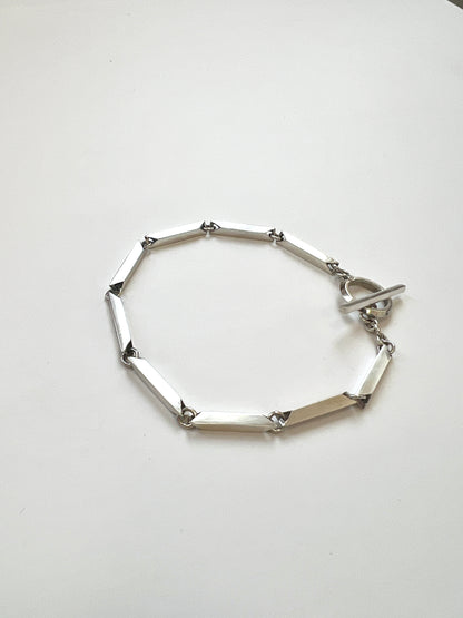 Sterling Silver Bar Bracelet by Holly Howe