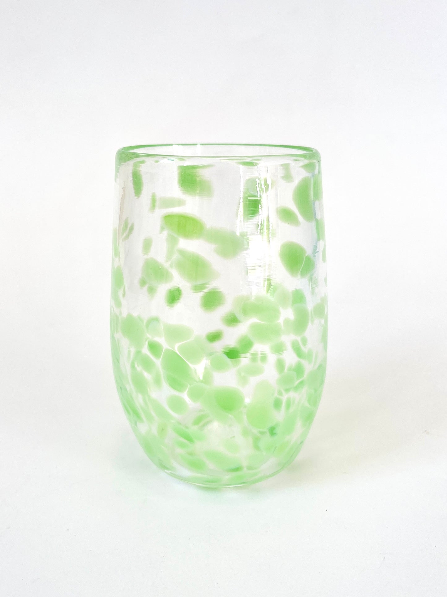 Handblown Glass Tumbler - Opal Nile Green