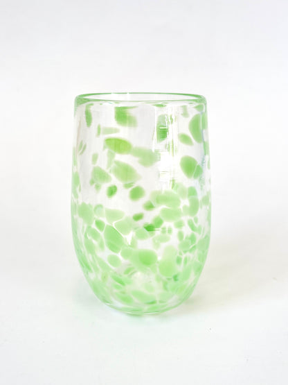 Handblown Glass Tumbler - Opal Nile Green