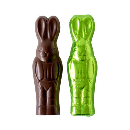 Foiled Dark Chocolate Easter Bunny by Devonport Chocolates