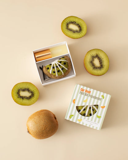 Kiwifruit Car Freshener Set - Champagne & Strawberry Scent