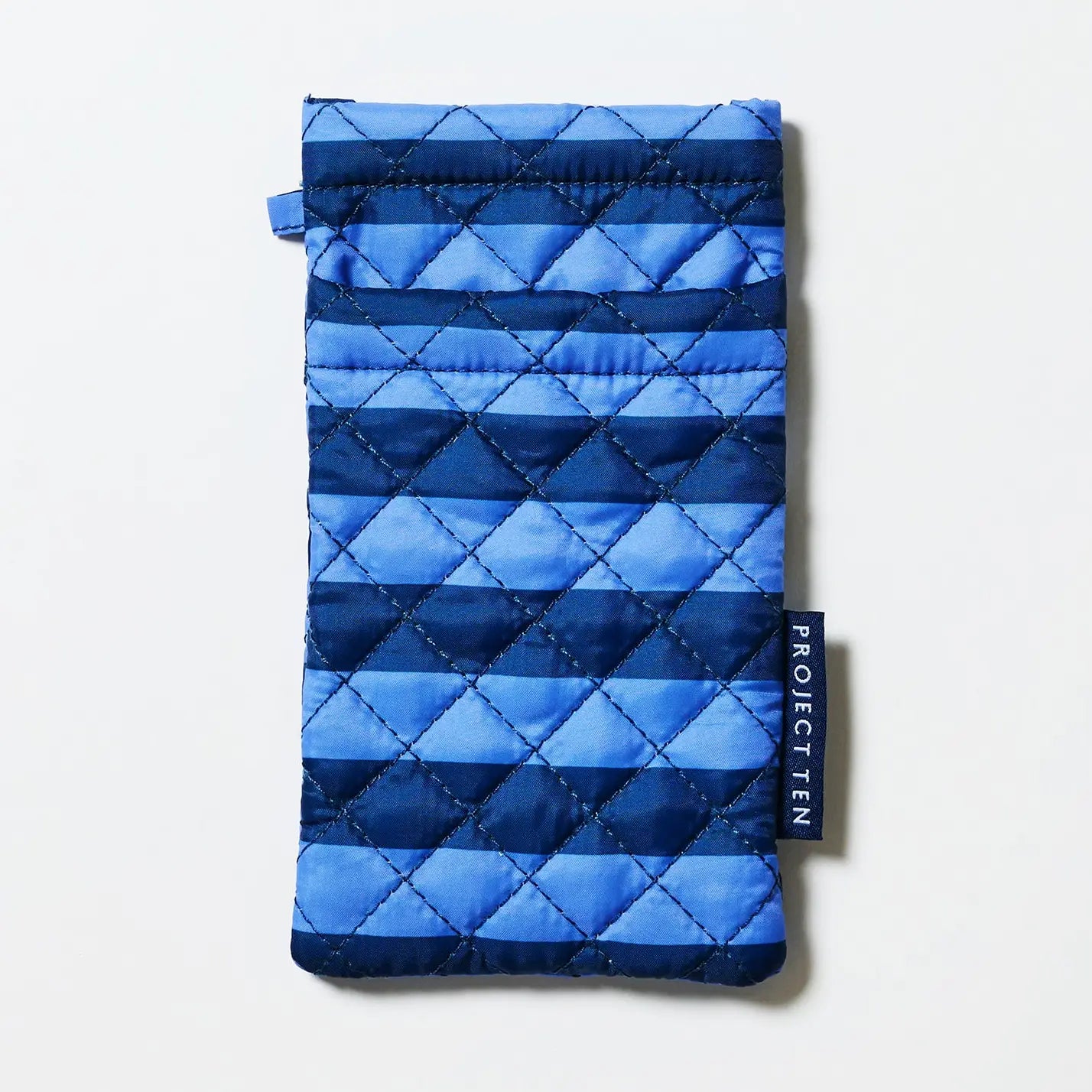 Double Glasses Case - Blue Stripe