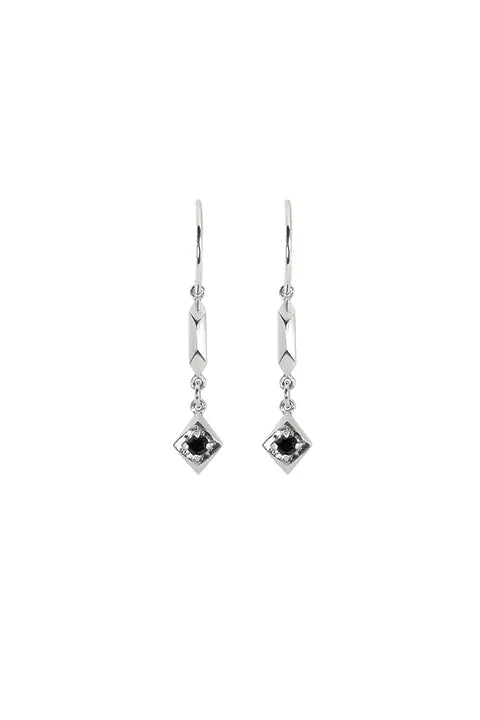Pillar And Stone Hoop Earrings by Holly Howe