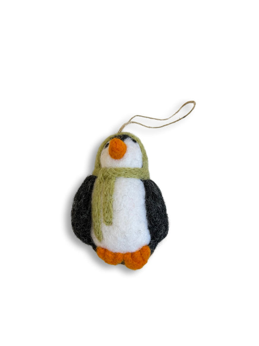Felted Penguin - Sage Green