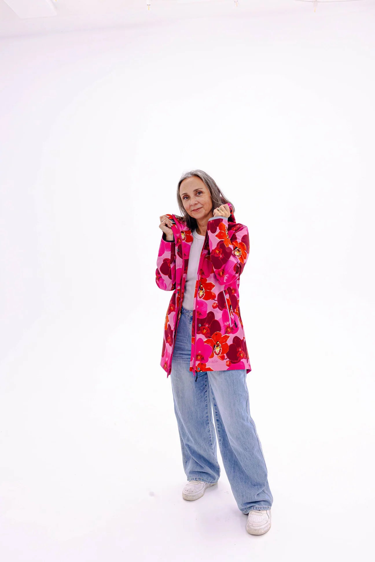Orquidea Fleece bonded Coat