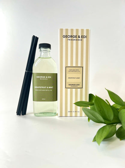 Reed Diffuser Refill Oil - Grapefruit & Mint