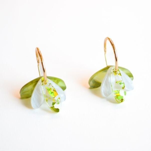 Happy Hour Earrings - Sage