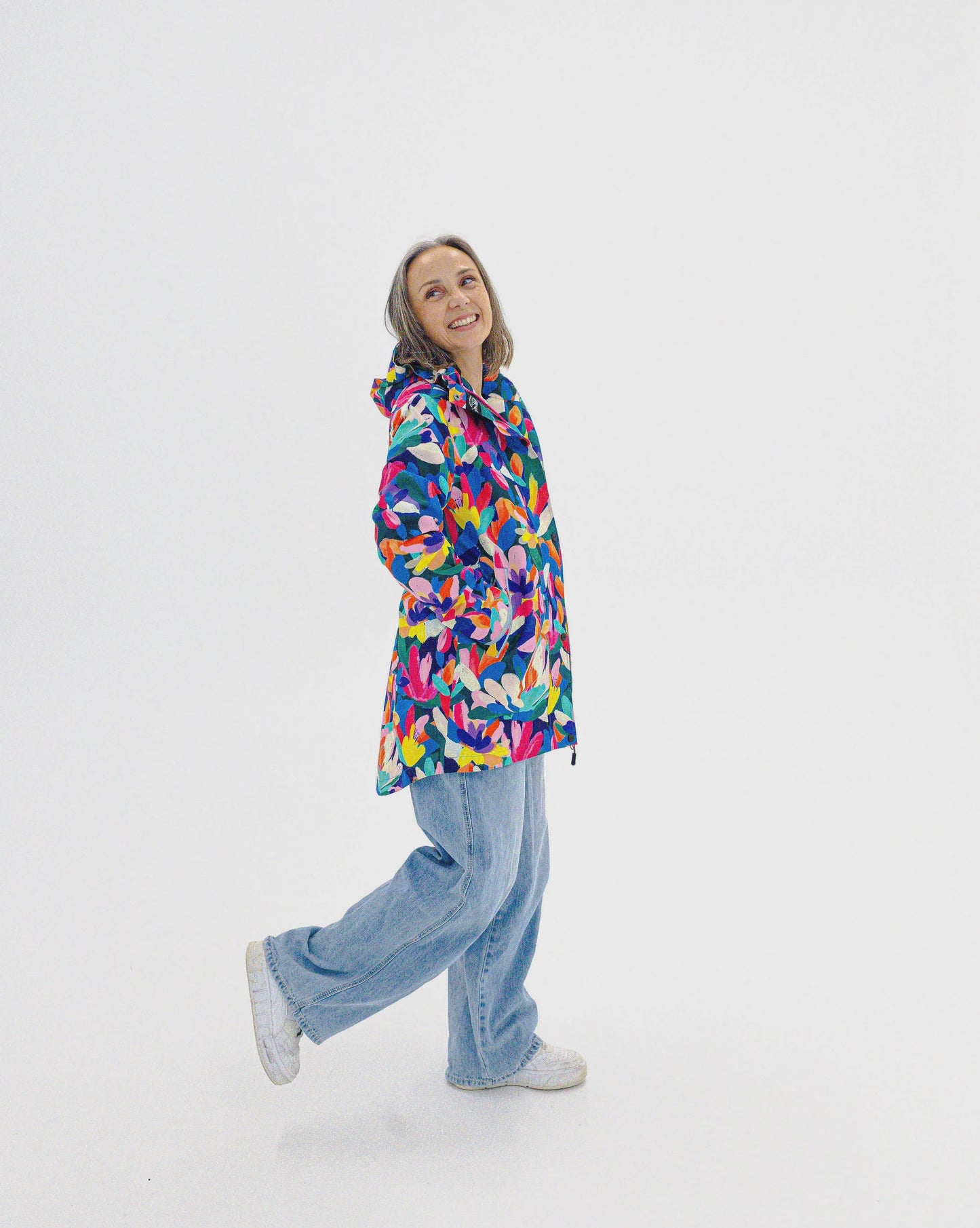 Fleur Mesh-Lined Raincoat