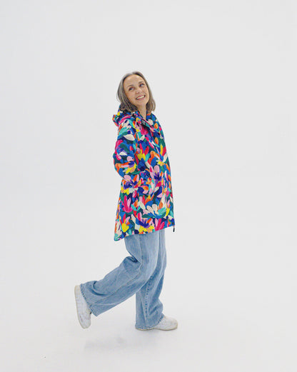 Fleur Mesh-Lined Raincoat
