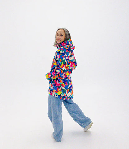 Fleur Mesh-Lined Raincoat