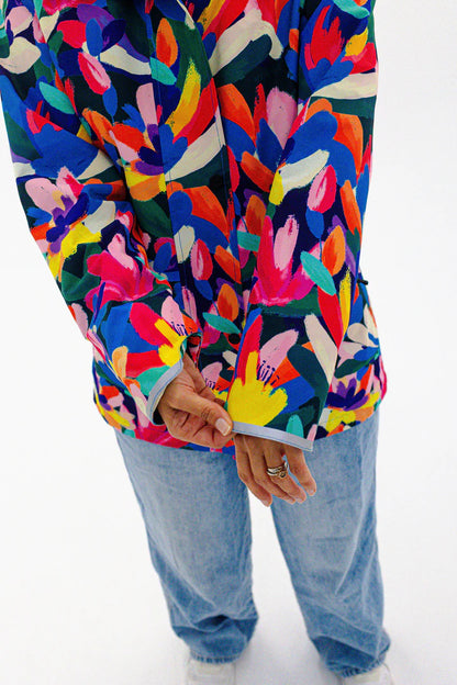 Fleur Mesh-Lined Raincoat