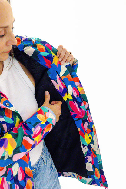 Fleur Mesh-Lined Raincoat