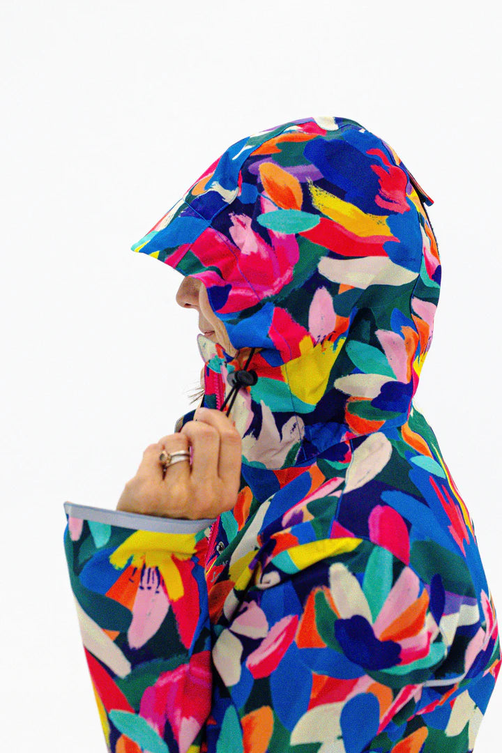 Fleur Mesh-Lined Raincoat