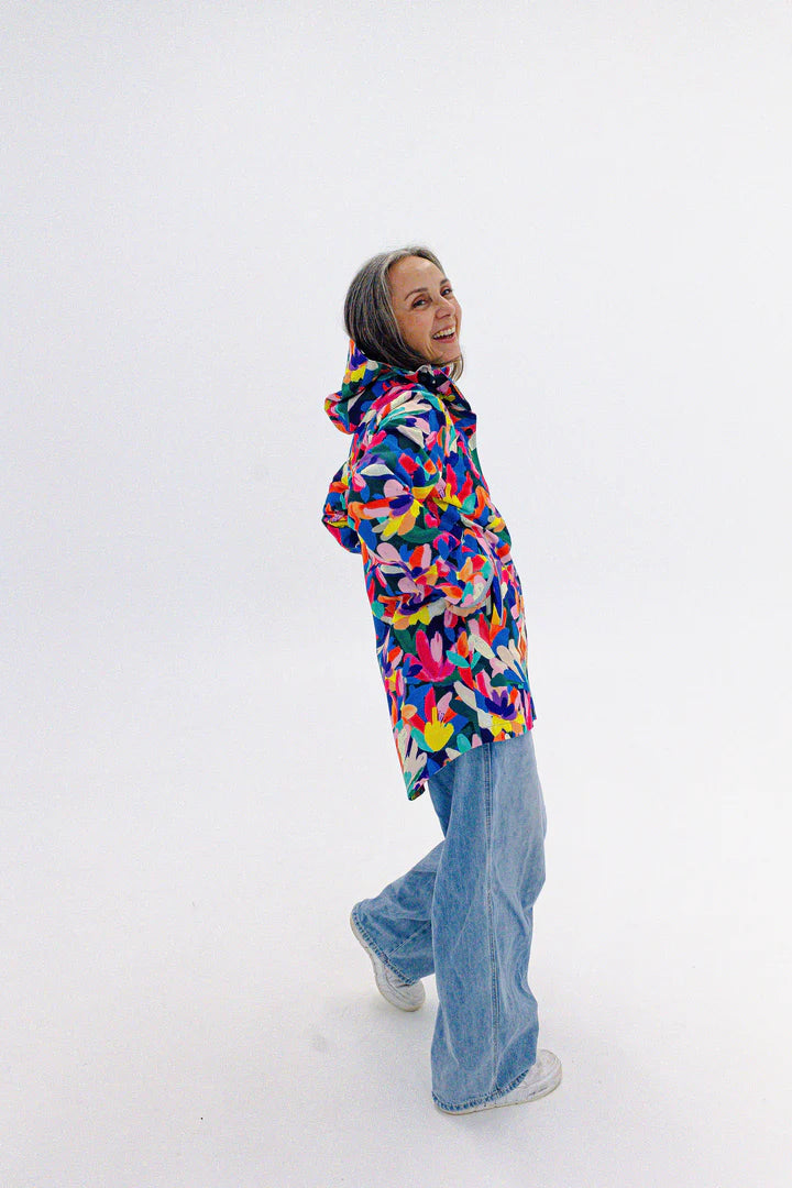 Fleur Mesh-Lined Raincoat