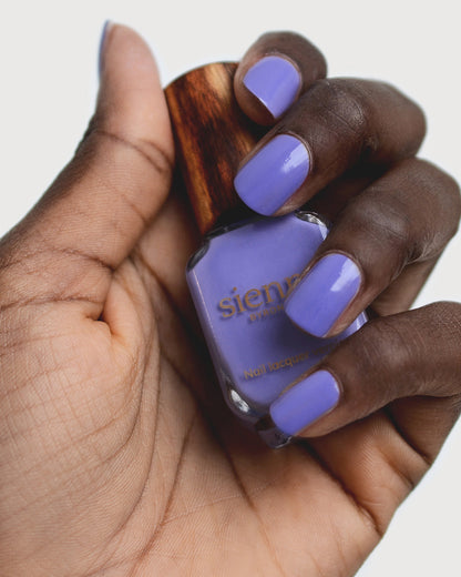 "Gentle" Midtone Blue Lilac Creme Nail Polish - 10ml