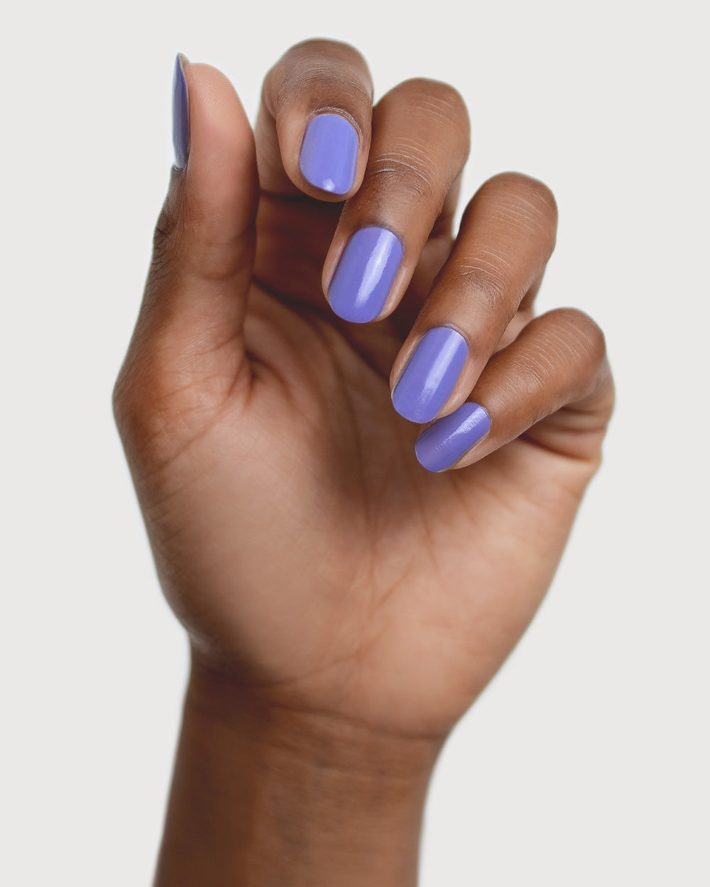 "Gentle" Midtone Blue Lilac Creme Nail Polish - 10ml